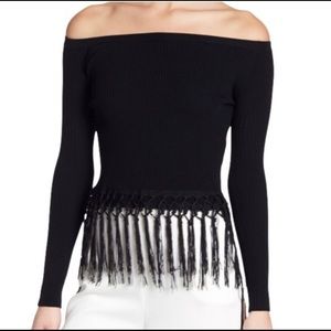 NWT Line & Dot Off the shoulder sweater